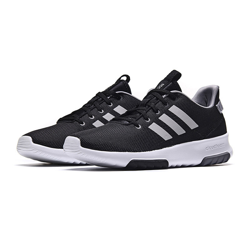 adidas阿迪达斯NEO男子休闲鞋18易烊千玺款透气运动鞋DB0704 黑色 42.5码