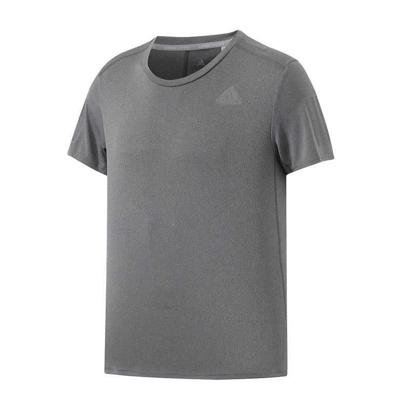 Adidas/阿迪达斯 男装 跑步健身运动休闲短袖T恤S98095 灰色 2XL