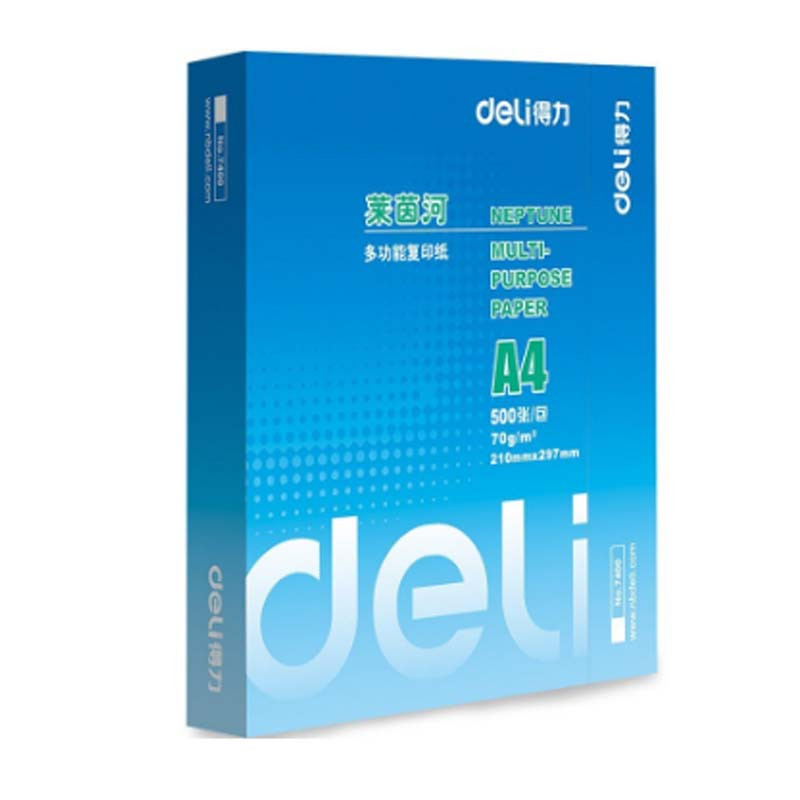 得力(deli)木尚A4/70克复印纸（ 10包/箱）
