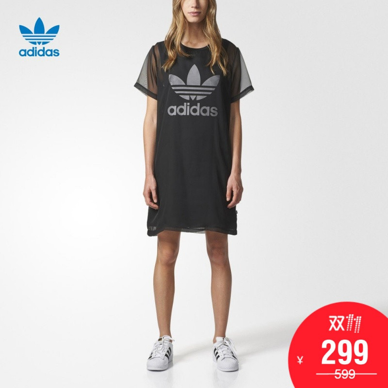 adidas阿迪达斯三叶草女子裙子CE7294 36 如图