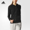 adidas阿迪达斯运动型格女子针织夹克黑S97076