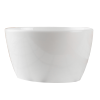 景德镇陶瓷碗 方形碗纯白骨瓷4.5英寸饭碗