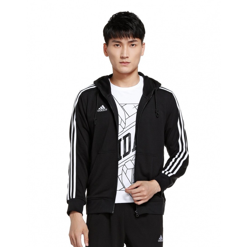 阿迪达斯adidas男装开衫帽衫-TR30J5-BW