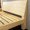 实木床厂家直销实木双人床1.8米卧室松木床1.5米简约儿童单人床 1.5*2.0m标准床