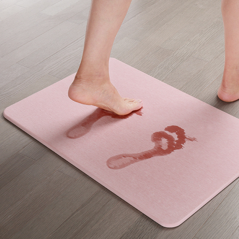 新款特价天然硅藻土脚垫硅藻泥吸水脚垫卫生间浴室防滑垫放卫浴门口