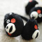 日本正版原装进口 酷MA萌（KUMAMON）新款毛绒耳套 卡通耳暖 耳捂 保暖舒适 可调节大小 微笑款 微笑款 黑色