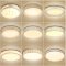 Grevol灯具卧室灯led吸顶灯北欧风格简约现代温馨浪漫圆形房间灯书房餐厅灯 X147-白光