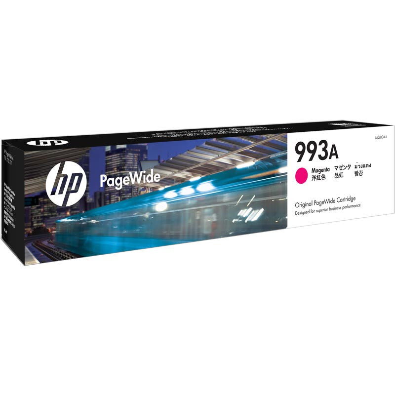 惠普（HP）M0J88AA 993A 黑色墨盒（适用PageWide Pro 777hc 772zt 750dn/dw） 【993A/品红色8000页】