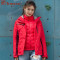 探路者户外冲锋衣女17秋冬套羽绒冲锋衣保暖外套TAWF92778 M TAWF92778-A70A杜鹃红/深枣红