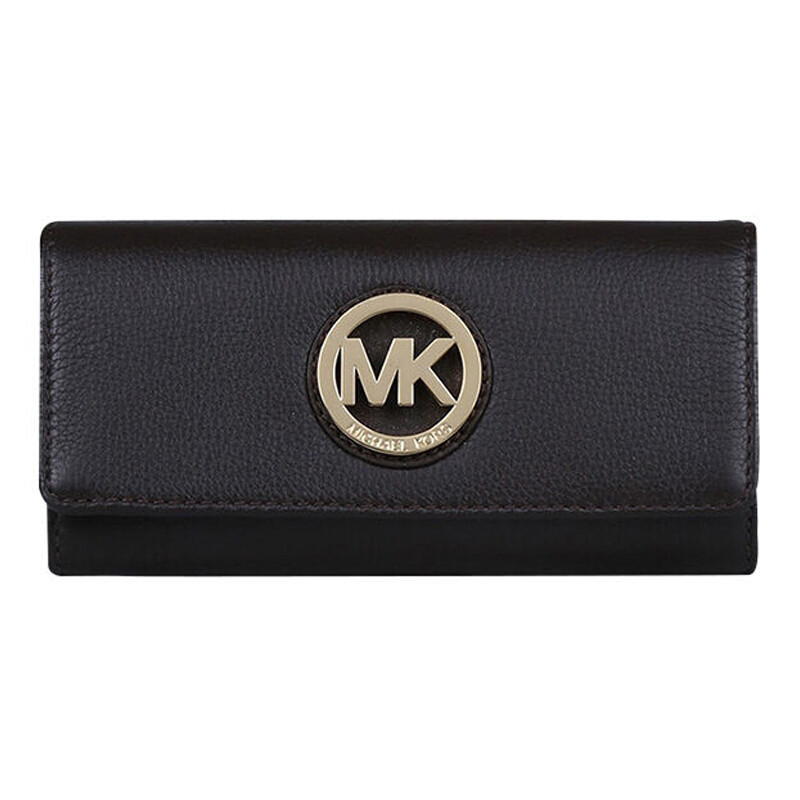迈克·科尔斯 (Michael Kors/MK)女士手拿包长款钱包35T3SFTE1L 黑色