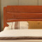 艾帛利(AIBOULLY) 床 实木床1.8米双人床 简约现代1.5米橡胶木床 木质单人床1.2米实木床家具 1.5*2.0m标准床+床头柜*1