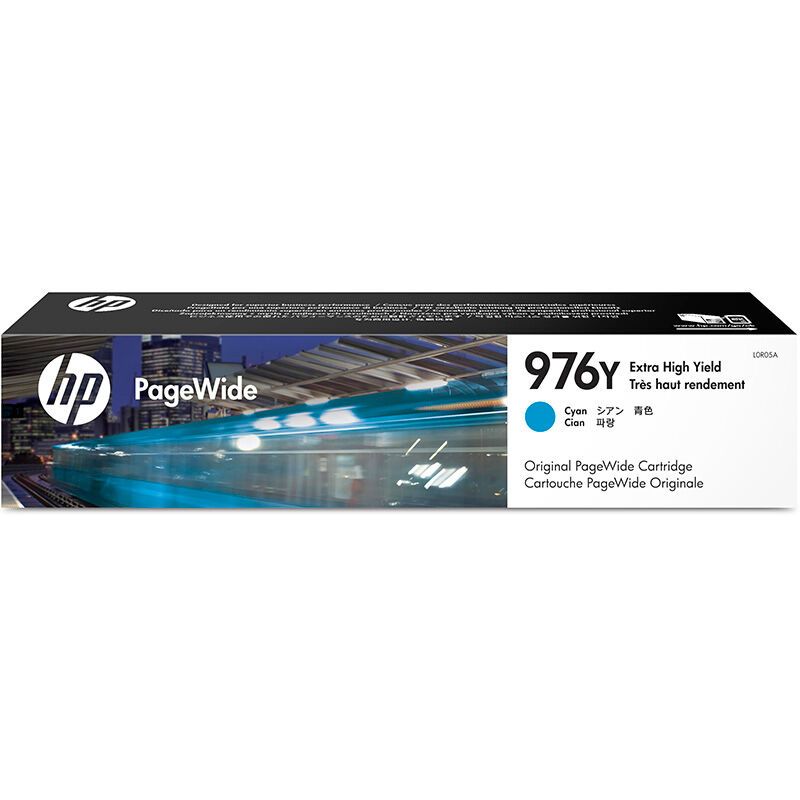 惠普（HP）L0R08A 976Y 黑色墨盒 (适用PageWide 552/577z/P55250/P57750dw) 【976Y/青色13000页】