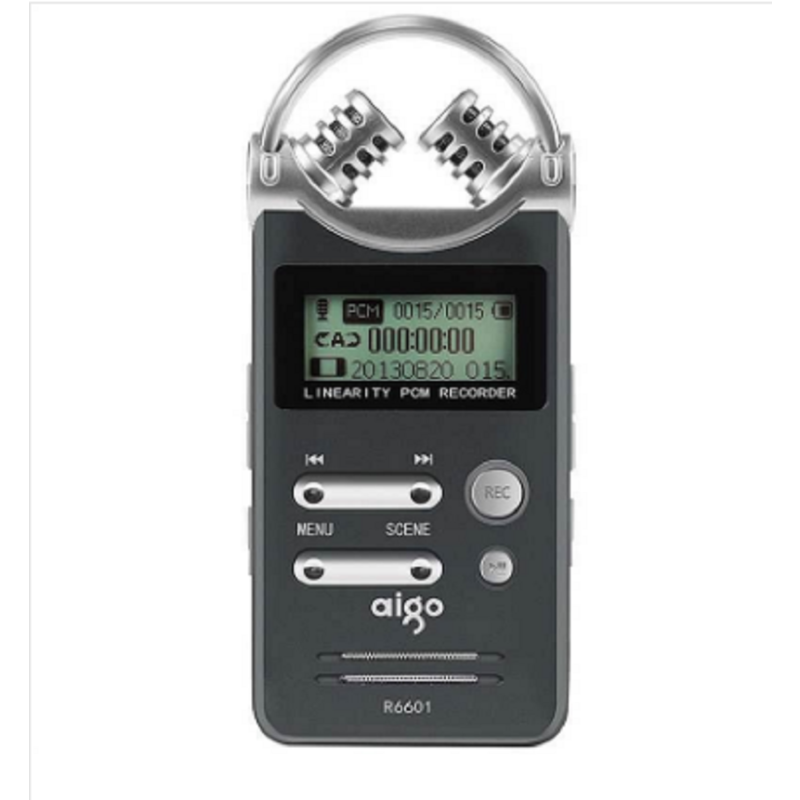 爱国者(AIGO) 灰色 8G内存 录音笔 R6601 (个）