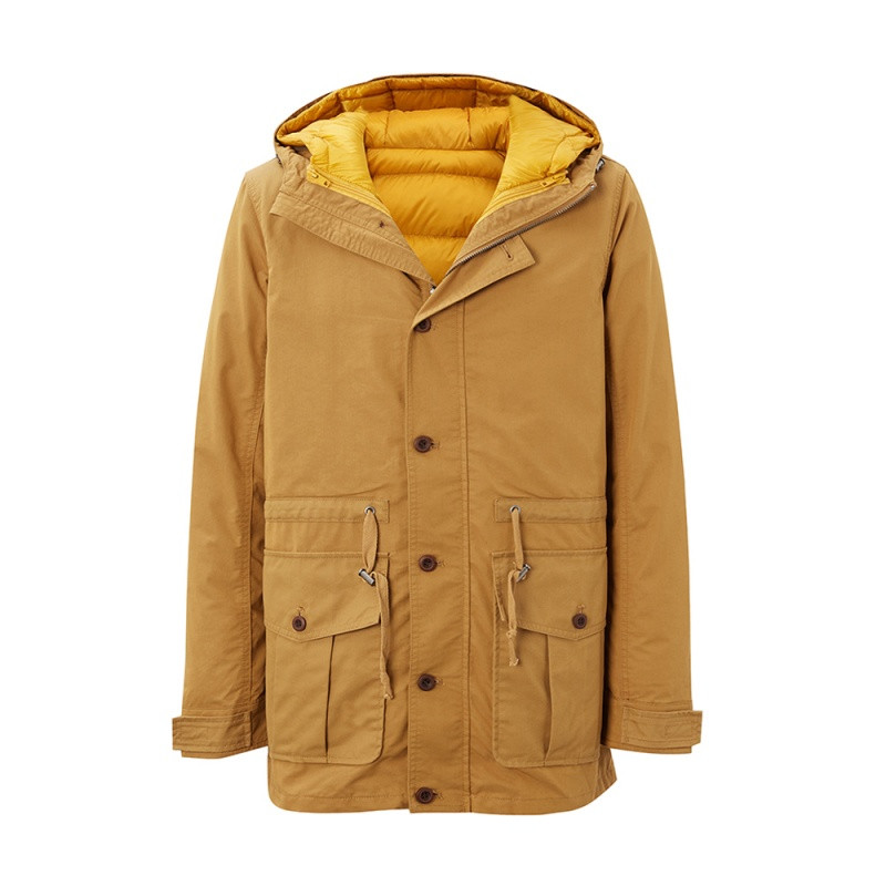 2017冬装新款户外运动保暖外套青年商场款r 165/88a 暗金褐高清实拍图