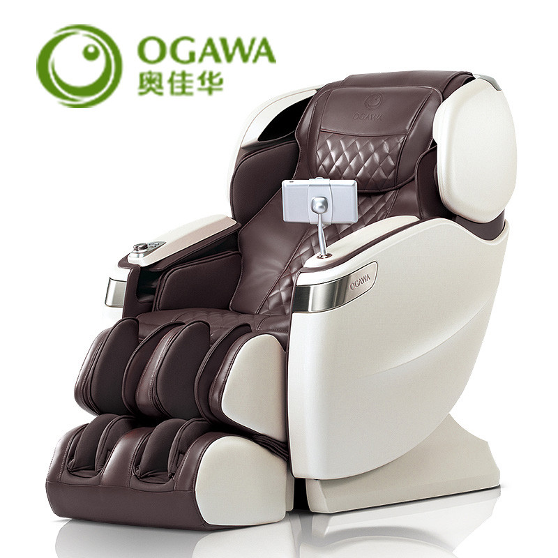 奥佳华(OGAWA）按摩椅OG-7598c 复古棕 4D温感机芯 家用全自动太空舱零重力 按摩沙发