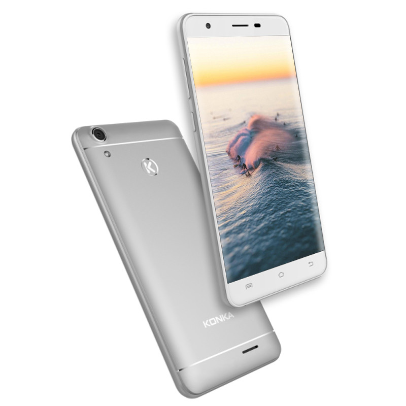 康佳D6+ 1GB+16GB 香槟金 移动联通双4G 双卡双待 老人模式图标隐藏红包提醒 5.0英寸智能手机