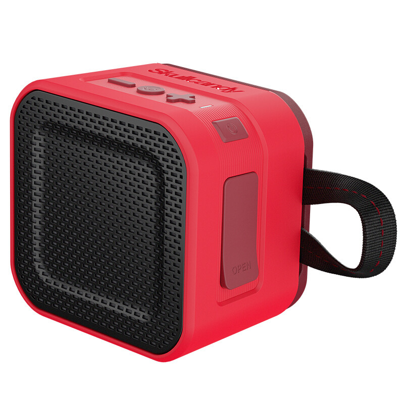 骷髅头（Skullcandy）BARRICADE MINI S7PBW-J584迷你便携蓝牙防水音箱音响 红黑色