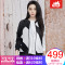 adidas阿迪达斯女装2017秋季NEO运动立领棒球服夹克外套女CF9802 36 BP5089