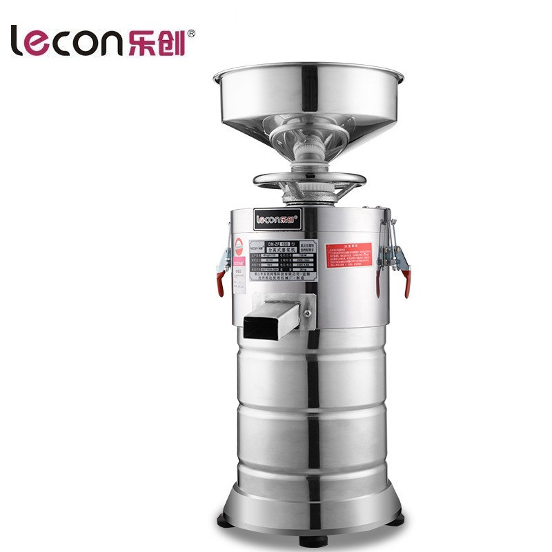 乐创（lecon）130型 商用豆浆机 磨浆机 渣浆分离豆腐机 不加热