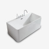 一体式浴缸嵌入式独立式靠枕洗手间水阀卫浴欧式洗澡盆保温小户型 &asymp1.3m 简约空缸