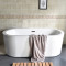浴缸独立式小户型环保冷热水沐浴小户型瀑布嵌入式环环保独立式 &asymp1.2m 宽边空浴缸