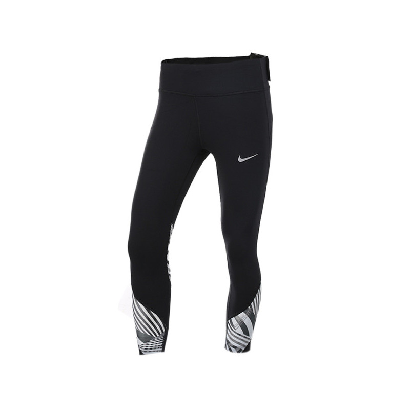 NIKE耐克女裤2017新款运动训练休闲透气中长裤打底裤855610-010 S 855610-010
