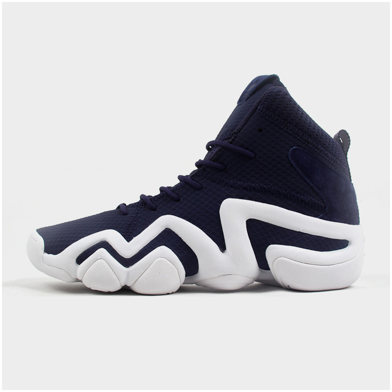 adidas阿迪达斯三叶草冬季男子CRAZY8ADV经典篮球休闲鞋BY4368 暗墨水蓝 43