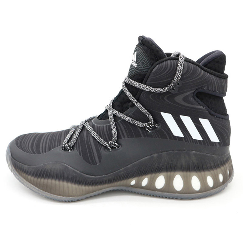 adidas阿迪达斯男子篮球鞋2016新款CRAZY EXPLOSIVE运动鞋B42421 黑色 42.5码