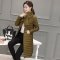 JMOORY 女装2017轻薄款羽绒服女中长过膝韩版修身风衣外套冬装新款潮 酒红色 XL