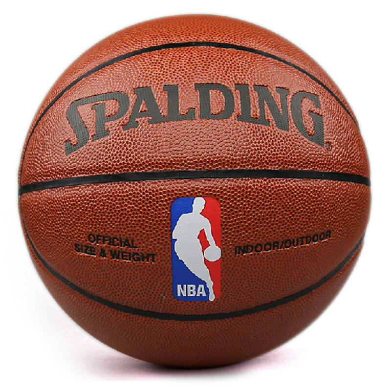 斯伯丁64-288/74-602Y NBA彩色运球人 室内外比赛篮球