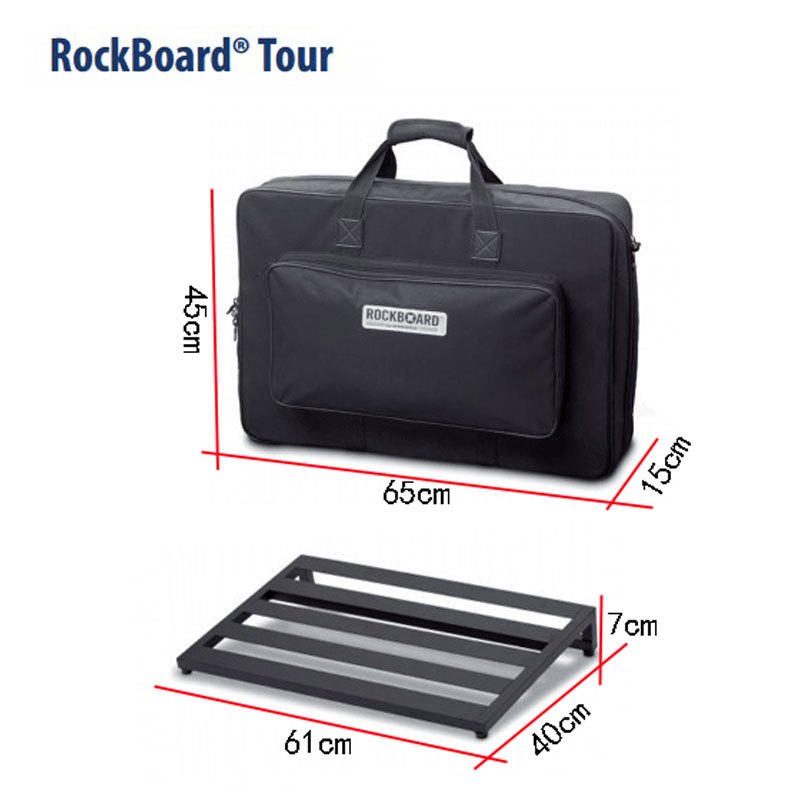 握威 Rockboard JAM SOLO 轻单块效果器板子包 轨道板 效果器箱包 61X40X7cm-TOUR