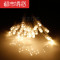 led电池灯串彩灯闪灯带安全便携4.5伏冷光源节能圣诞树装饰灯串2.5米20灯暖白0.5 默认尺寸 2.5米20灯白色