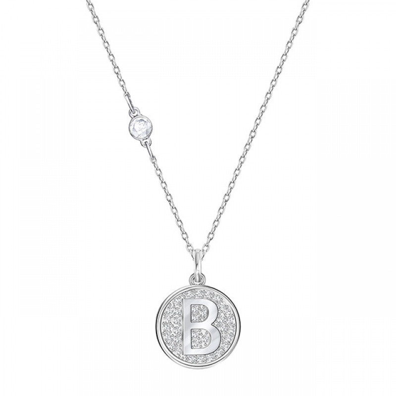 Swarovski施华洛世奇 字母水晶项链吊坠 B(5353204)