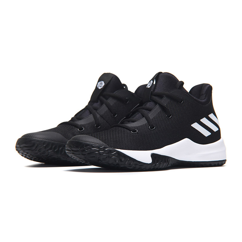 adidas阿迪达斯男子篮球鞋2018新款ROSE实战比赛运动鞋DB2305 黑色 43