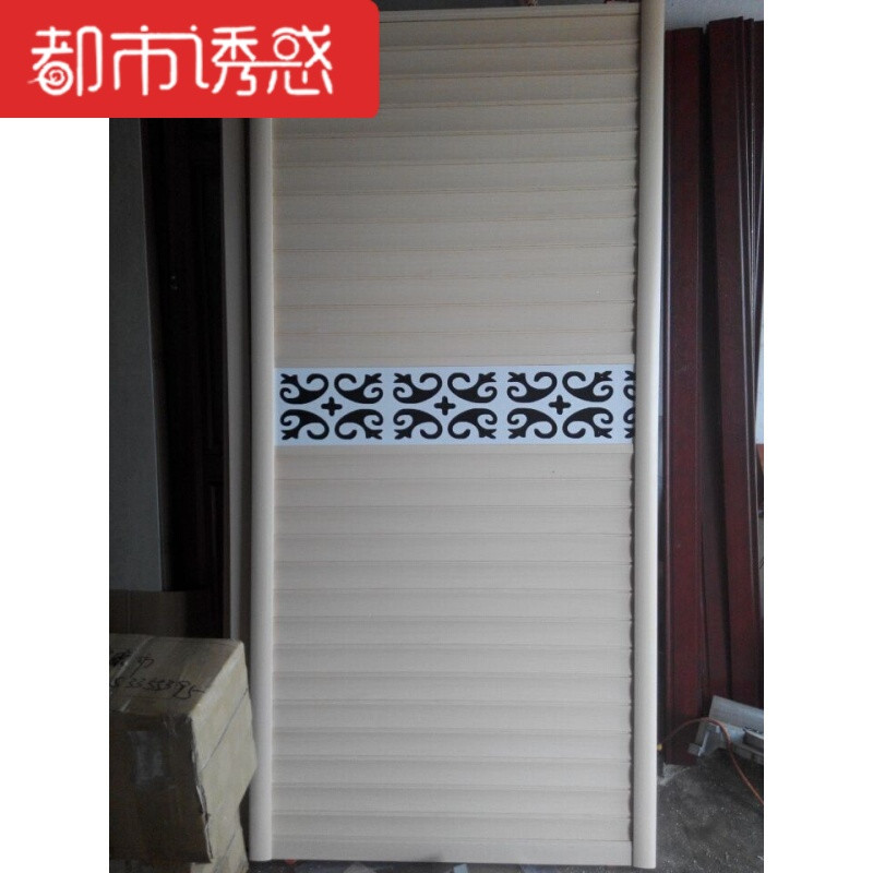 木塑板衣柜门/移门/百叶板推拉门/吊趟门/简约衣柜门 白枫木/平方