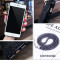iPhone6plus手机壳苹果6s保护套A1699软边A1700指环扣a1586潮女款 5.5玫红色星星