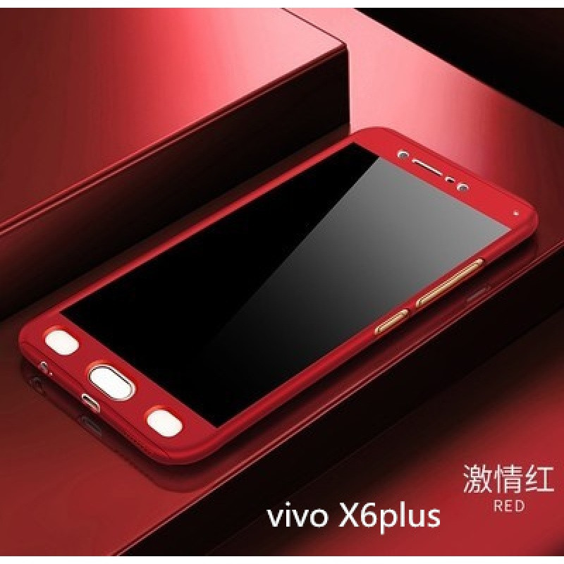 vivox6plus手机壳vovix6pIus全包X6PLUS男保护外套vovox6a硬外 【全包】送钢化膜x6plus激情红