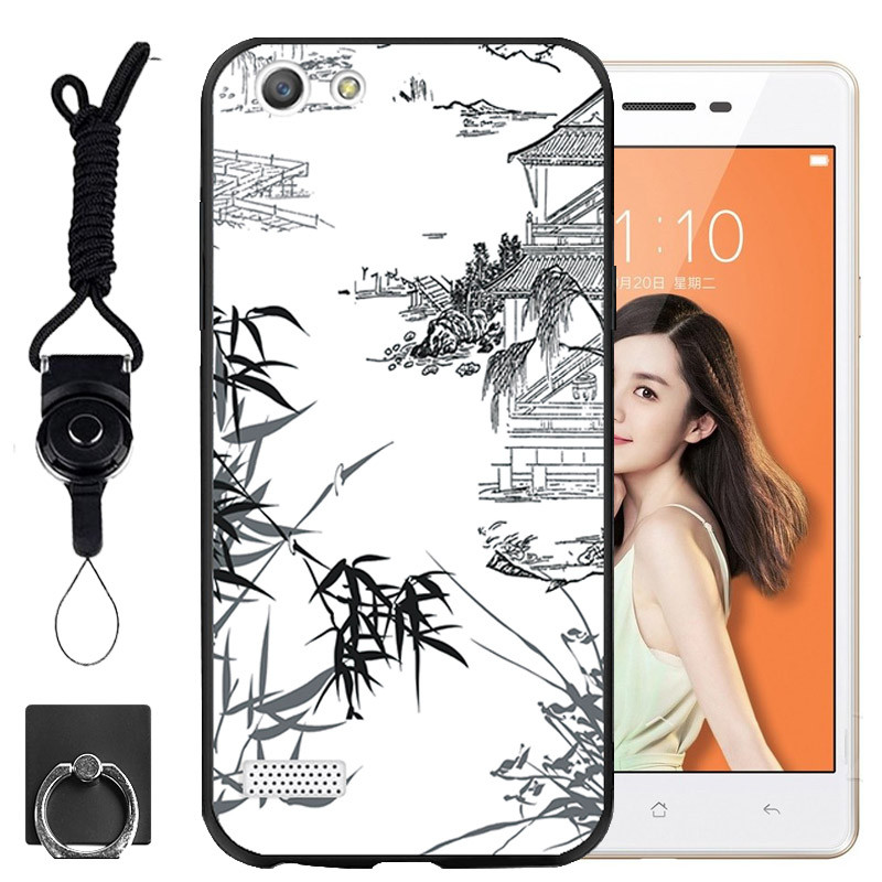 oppoA33手机壳A33T保护套A33C防摔挂绳POOP全包A33m软支架0PP0a33 江南风景