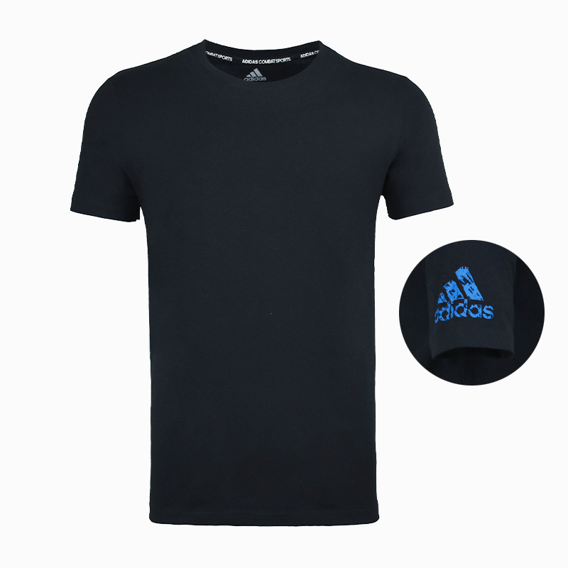 正品阿迪达斯adidas跆拳道新款男装短袖运动休闲T恤adiTSG2/v-BKBU adiTSG2/v-BKBU S
