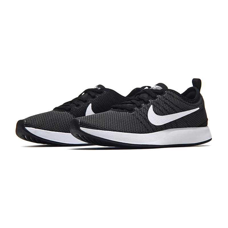 NIKE耐克女鞋休闲鞋低帮轻便网面透气跑步运动鞋917682 黑色 38.5