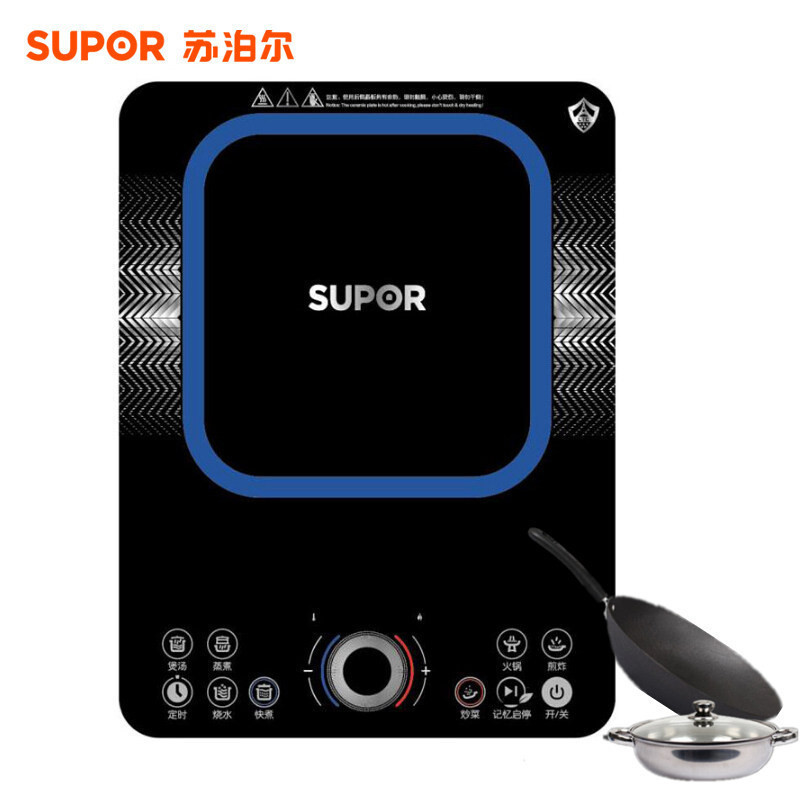 Supor/苏泊尔 SDHCB30-210电磁炉长版超薄面板密集火电磁灶炒锅