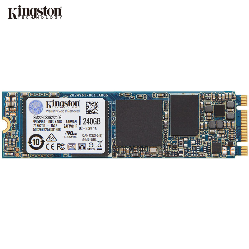 金士顿(KINGSTON)G2系列 240GB M.2 2280 固态硬盘