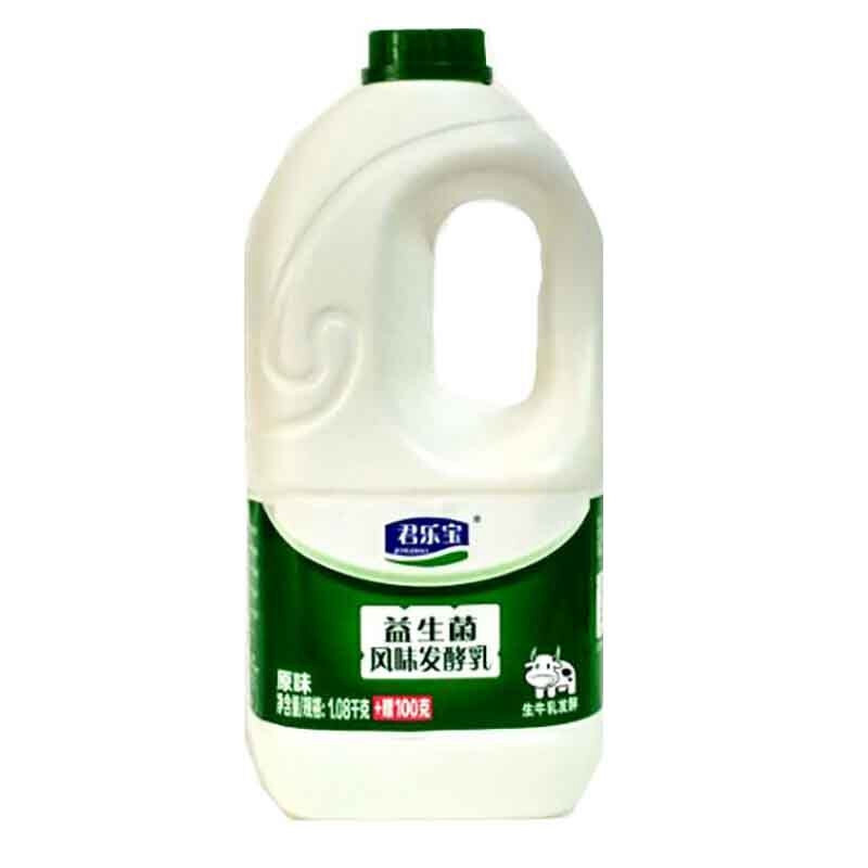 君乐宝益生菌桶装发酵乳1080g