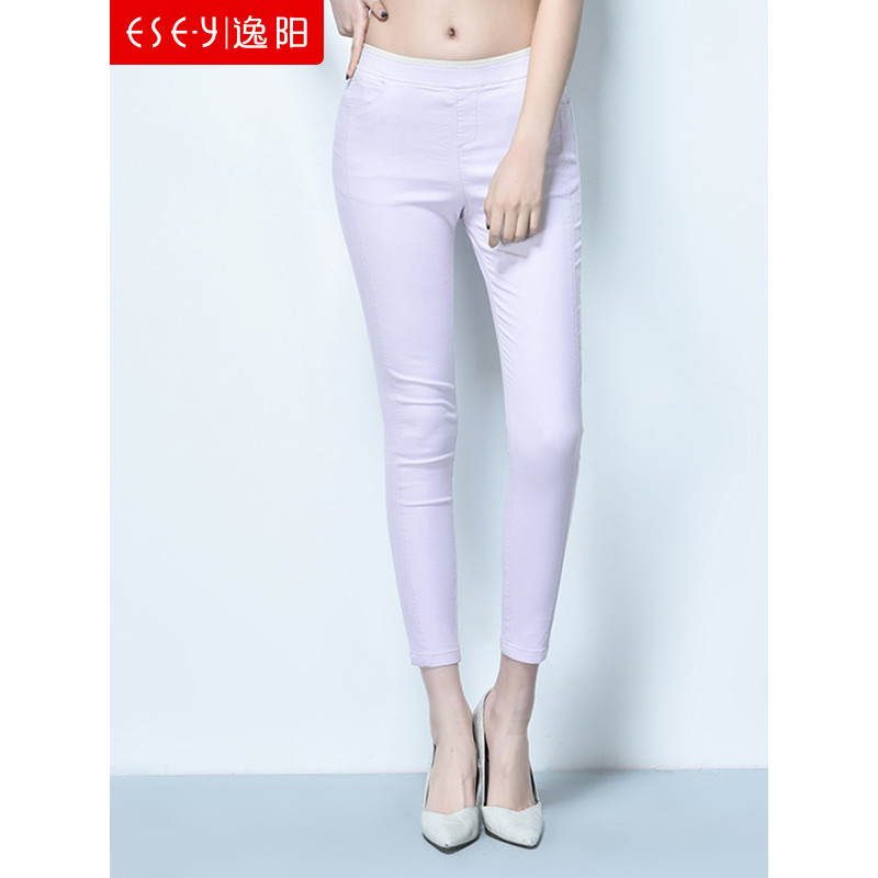逸阳清外穿打底裤0001MEX 浅紫色 27/9