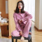 茵珠麗YinZhuli 2018棉质长袖女士睡衣春秋季韩版可外穿女生家居服套装女 春秋天少女时尚休闲居家服8531 L 3号款