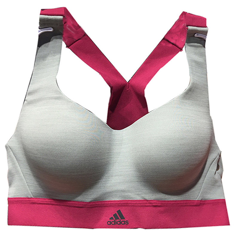 adidas阿迪达斯女子运动胸衣2017款健身跑步瑜伽训练运动服BR0483 75A 白色