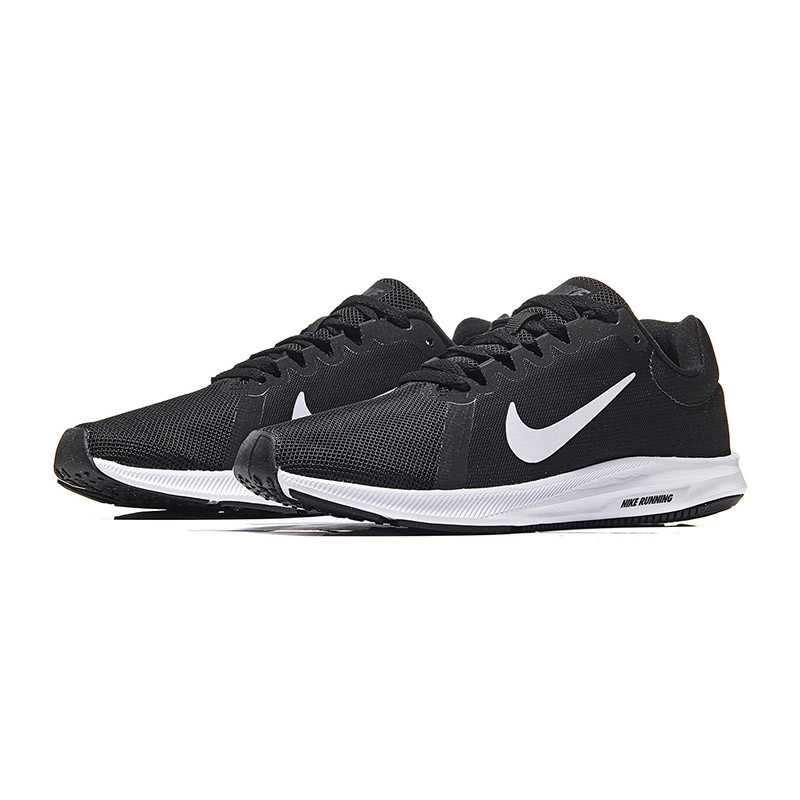 Nike耐克女鞋跑步鞋2018新款低帮防滑轻便网面休闲运动鞋908994 黑色 37.5码