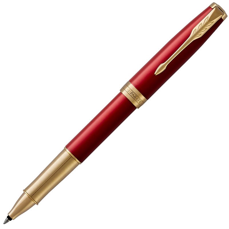派克(PARKER) 卓尔宝石红金夹宝珠笔 办公用品 商务高端经典时尚款 男女成人书法练字专用签字笔 中性笔