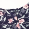 Aline/阿莱2017秋专柜同款碎花上衣女宽松蝴蝶袖休闲T恤AGC3019 XXL 粉花