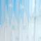简约现代布艺蓝色窗帘成品布料客厅卧室儿童落地窗飘窗定制地中海_3 宽3.5*高2.5一片 同款纱（打孔）
